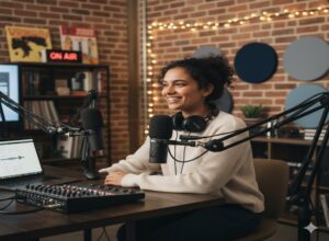 podcast studio in dubai with Dubai